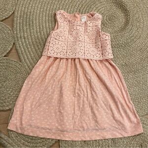 Pink Gap dress lace and star 4T